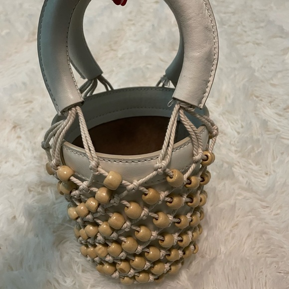 Gorgeous STAUD white Moreau leather bucket bag - Picture 16 of 16